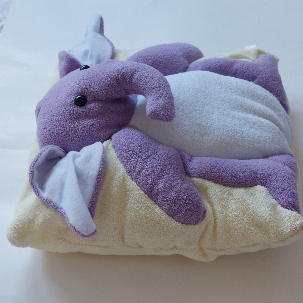 Decorative elephant snuggle pillow NWOT - Picture 3 of 5